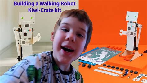 toy robot that walks|kiwi crate walking robot.